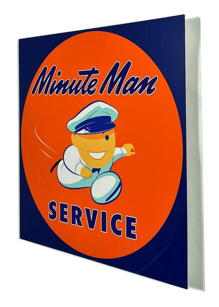 Union 76 Minute Man, Metal Sign