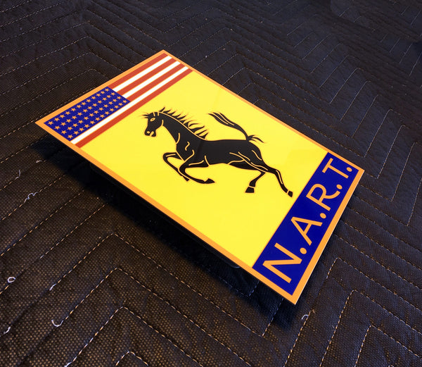NART Badge Ferrari ,  Metal Sign