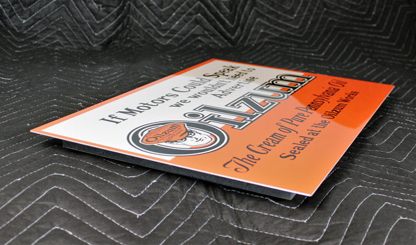 Oilzum Vintage Metal Sign