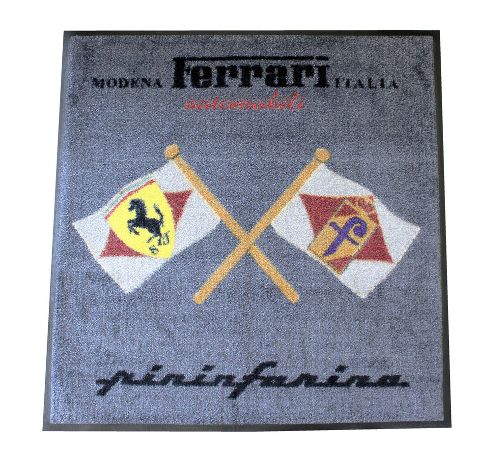 Ferrari -Pininfarina Premium Crossed Flags Floor Mat
