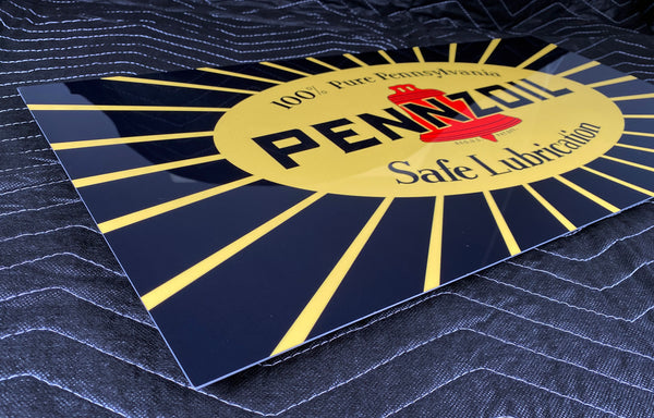 Pennzoil Vintage Metal Sign