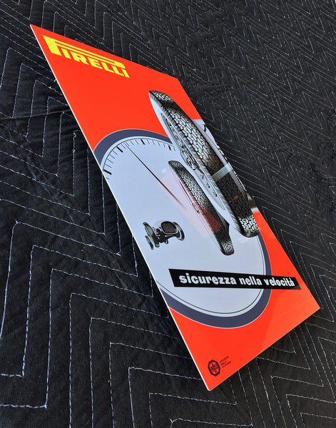 Pirelli Velocita Grand Prix Advertisement, Metal Sign