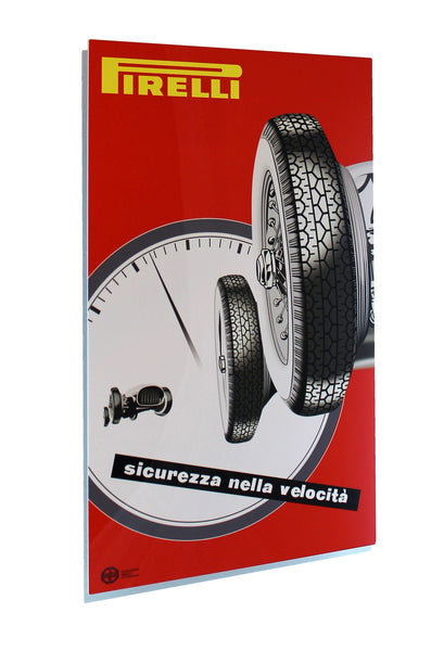 Pirelli Velocita Grand Prix Advertisement, Metal Sign
