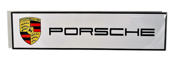 Porsche Service Metal Sign, Banner Style A