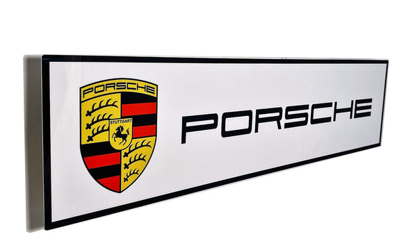 Porsche Service Metal Sign, Banner Style