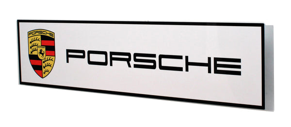 Porsche Service Metal Sign, Banner Style