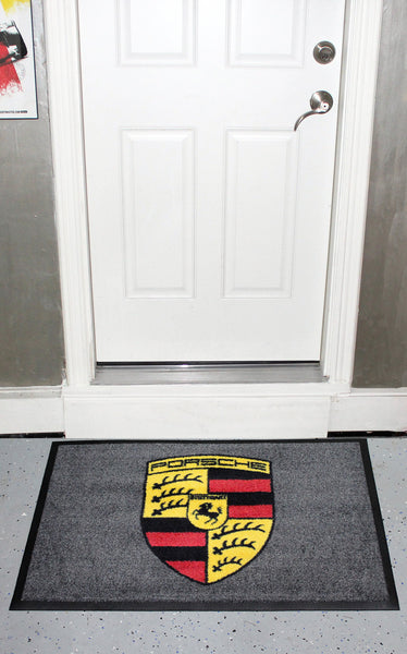Porsche Emblem Floor Door Mat