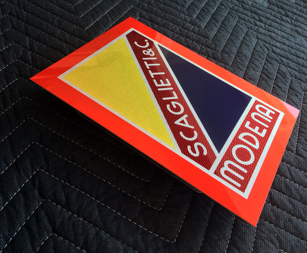 Scaglietti Badge Emblem Metal Sign
