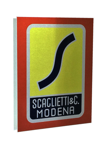 Scaglietti Badge Emblem 1 Metal Sign