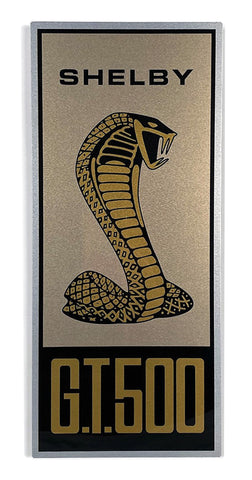 Shelby Cobra GT500 Badge Emblem Sign