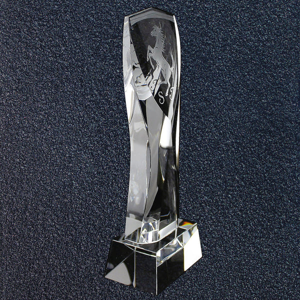Ferrari Concours Award-Crystal Sinuous Shield 3
