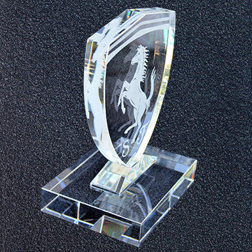 Ferrari Concours Award -Crystal Scuderia Rampante Shield 2
